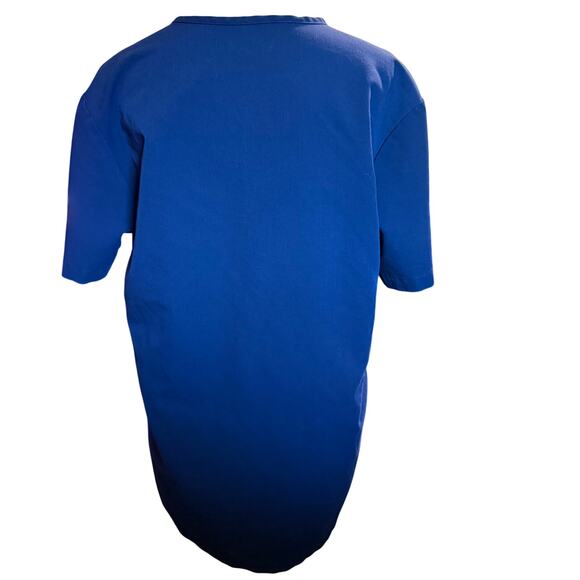 FIGS Catarina One Pocket Scrub Top, Navy, Size Small - Picture 3 of 5